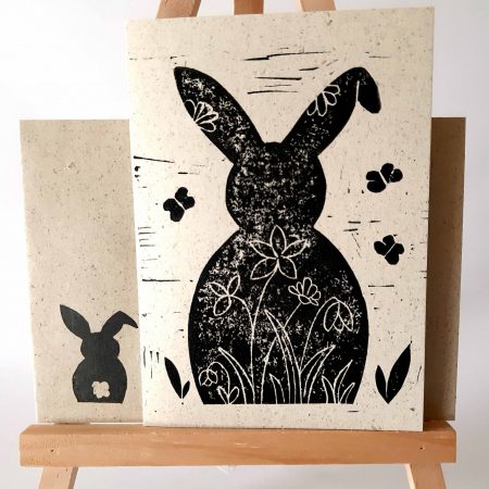 Grußkartenset Osterhase