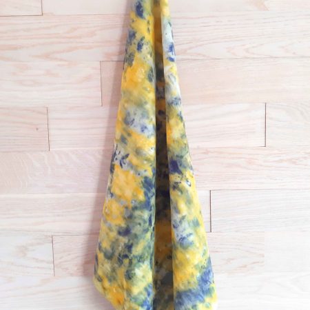 Halstuch in Blau-Gelb