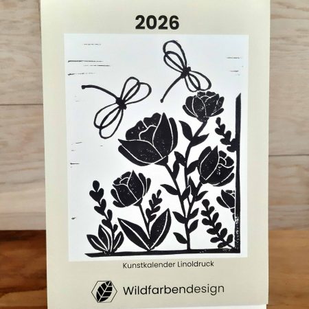 Linoldruck Kunstkalender 2026