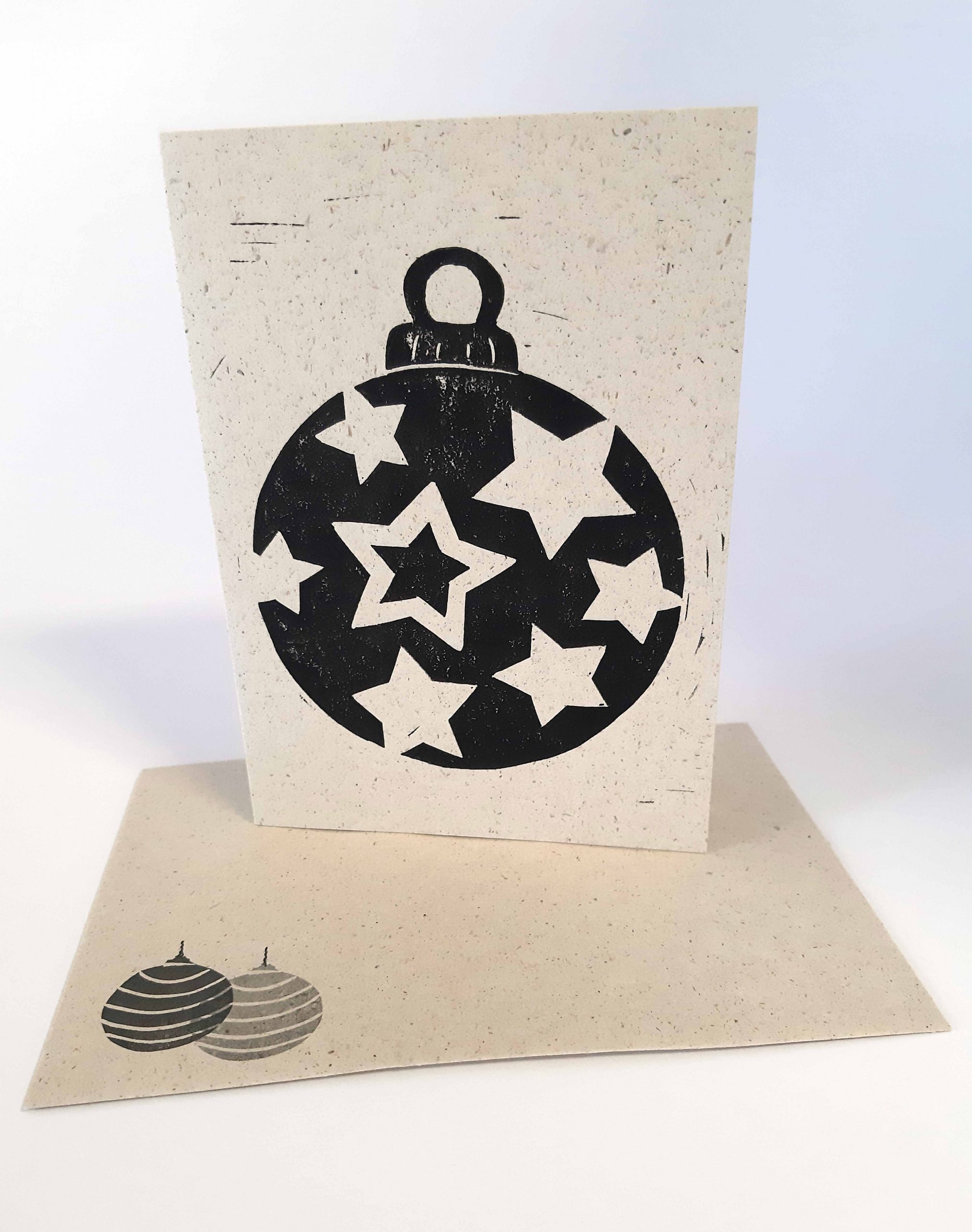 Weihnachtskarte Sternenkugel im 3er Set – Bild 8