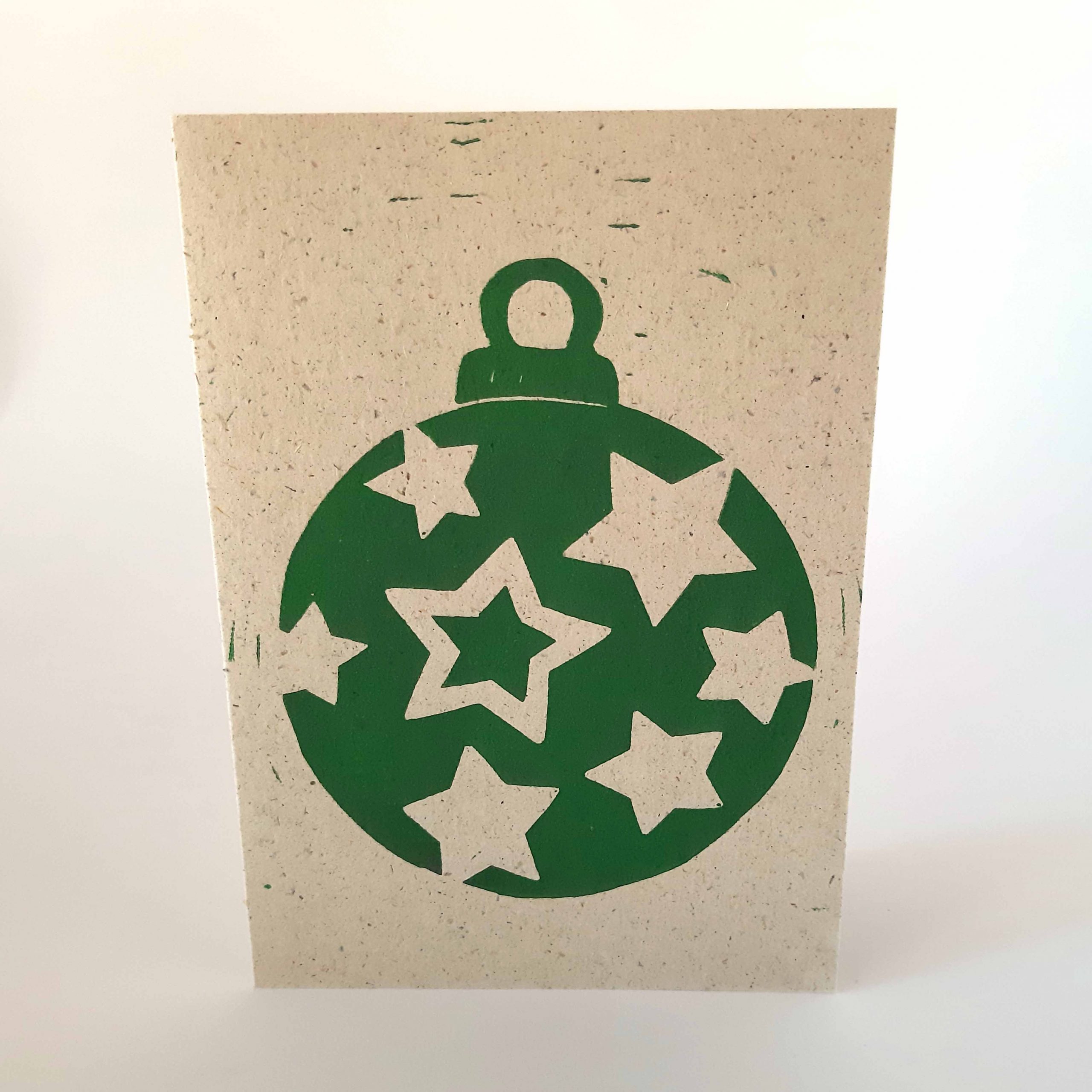 Weihnachtskarte Sternenkugel im 3er Set – Bild 7