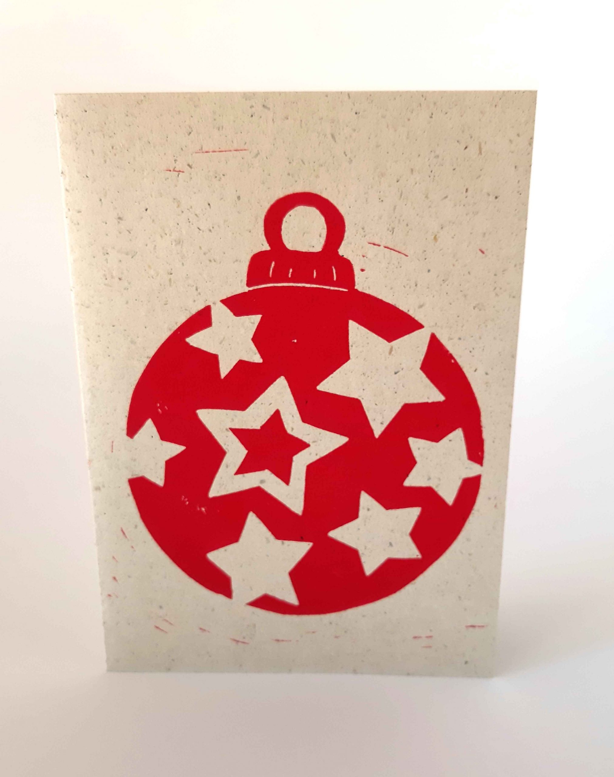 Weihnachtskarte Sternenkugel im 3er Set – Bild 6