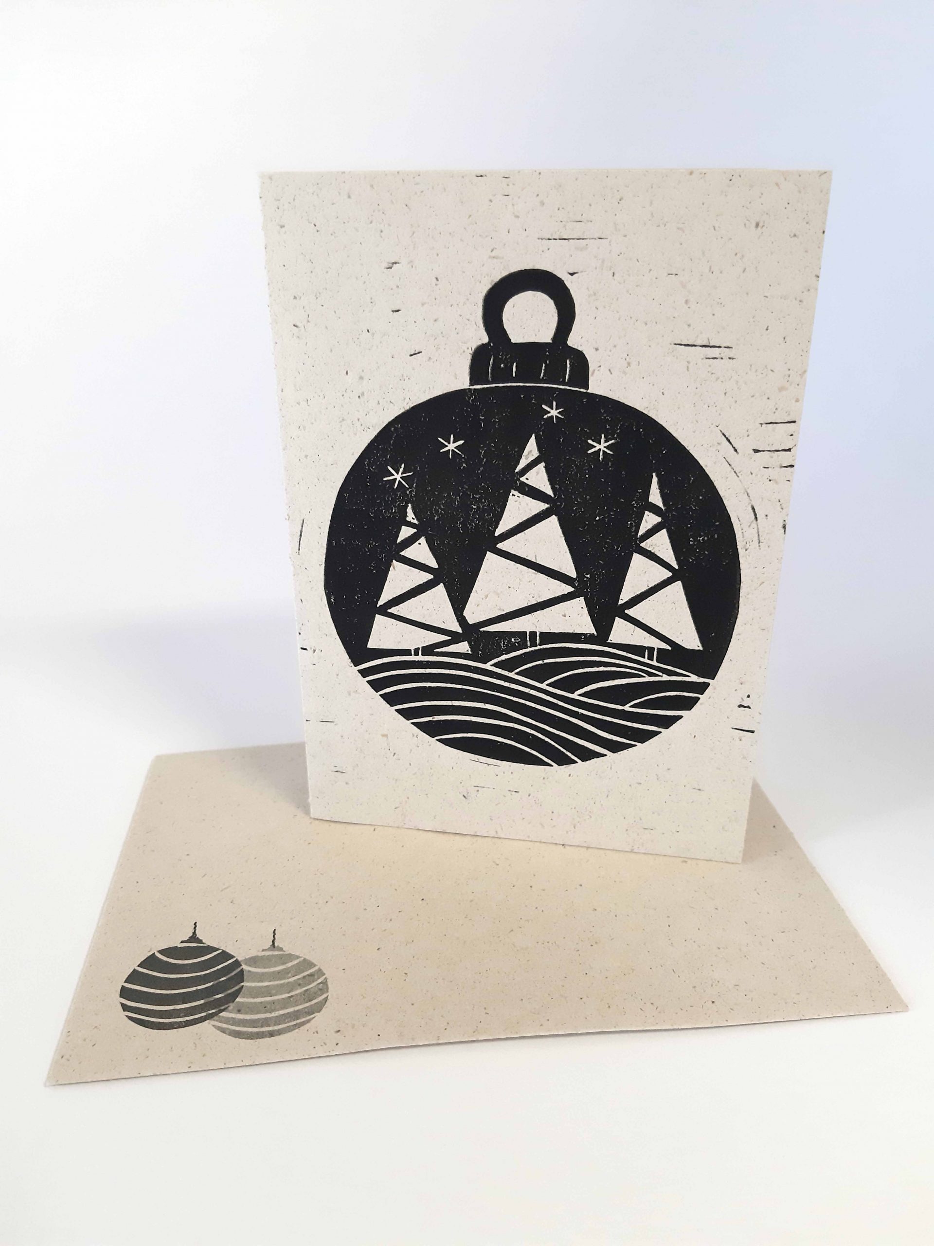 Weihnachtskarte Winterwald im 3er Set – Bild 8