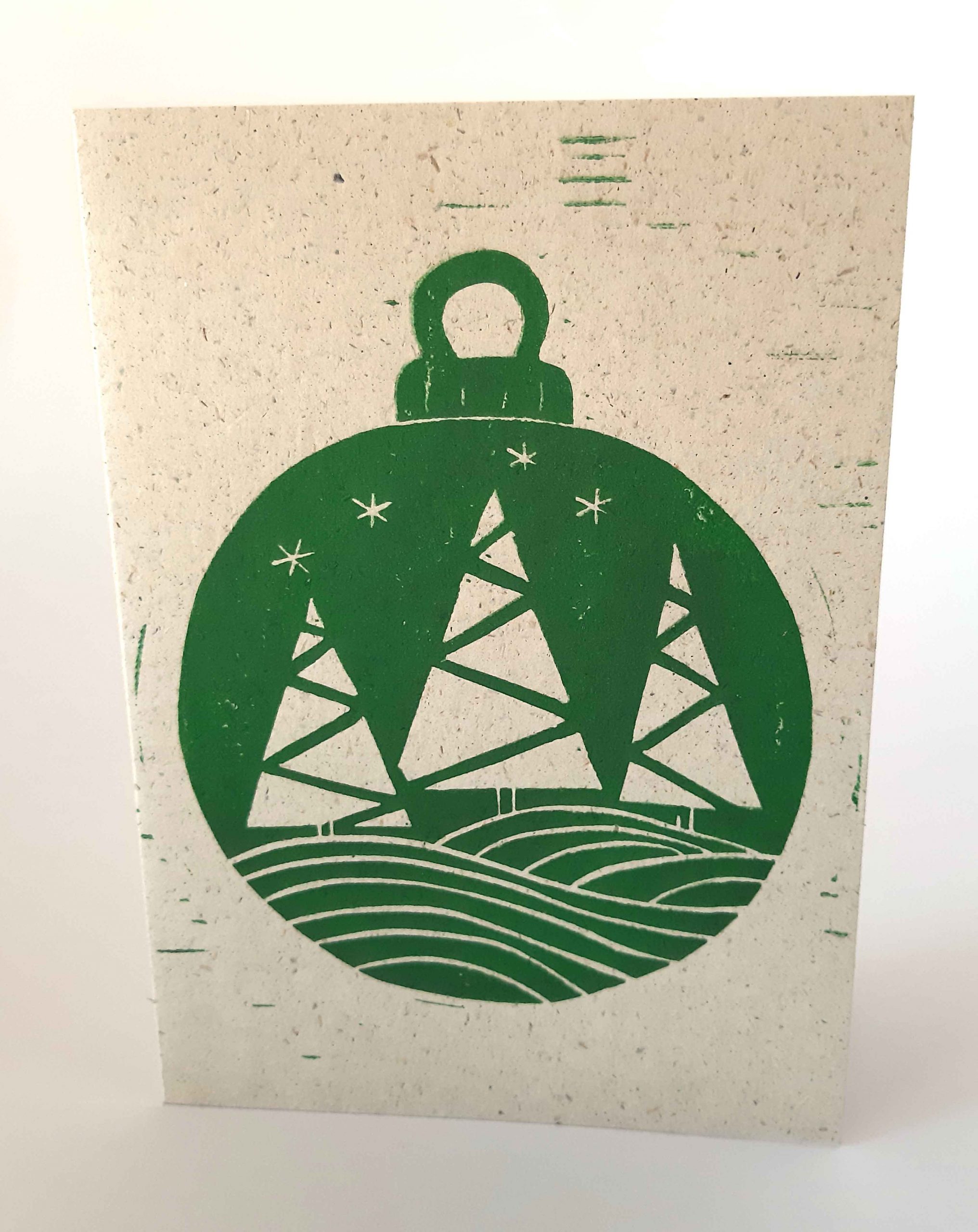 Weihnachtskarte Winterwald im 3er Set – Bild 7