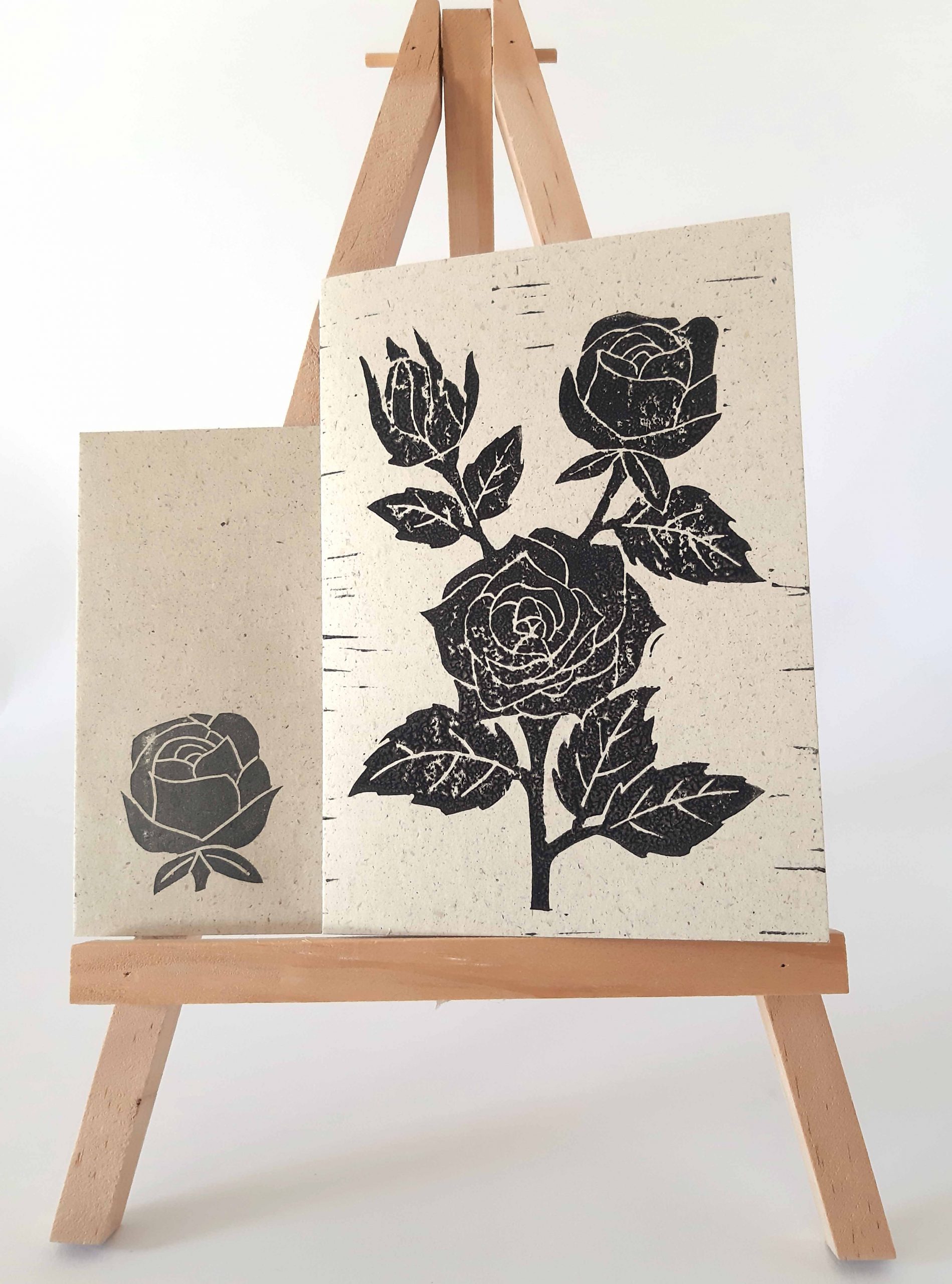 Grußkartenset Rosen - drei verschiedene Rosenmotive im Set – Bild 3